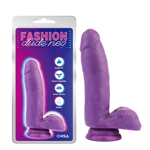 Петел со двојна густина 6,7'' Dildo Purple