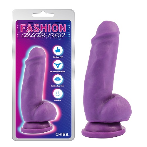 Петел со двојна густина 6,9'' Dildo Purple