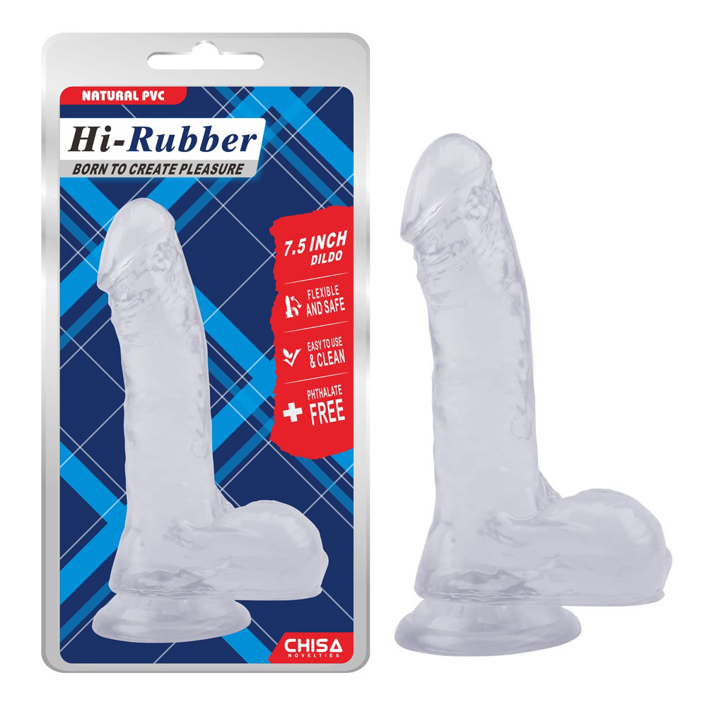 7,5 инчи Dildo-Clear