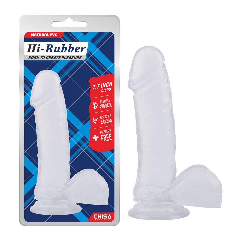 7,7 инчи Dildo-Clear