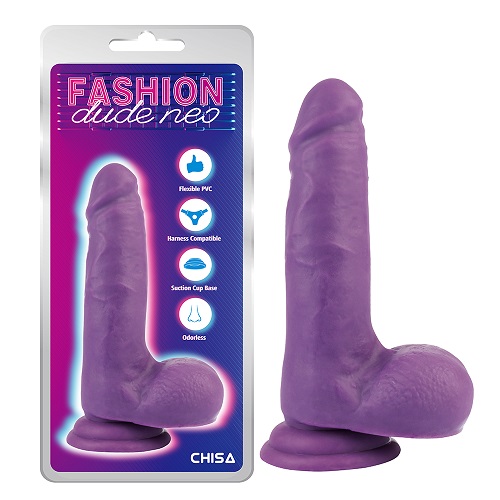 Петел со двојна густина 7'' Dildo Purple