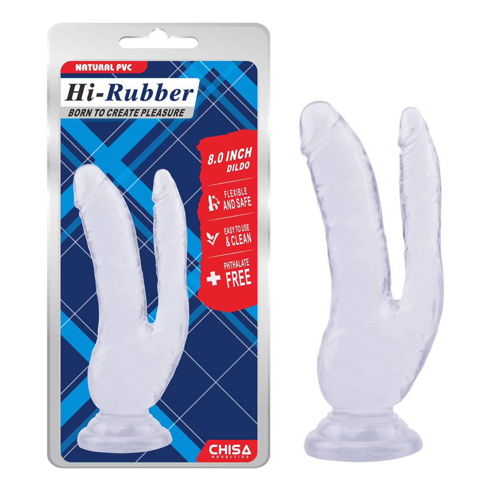 8,0 инчи Dildo-Clear